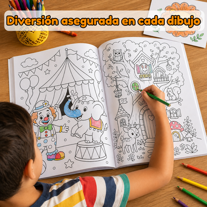 Libro De la A a la Z: Aprende, Colorea y Duerme Feliz