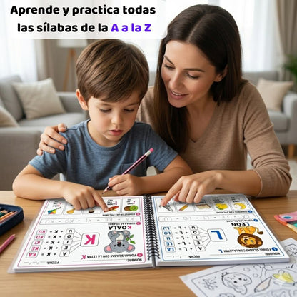 Libro De la A a la Z: Aprende, Colorea y Duerme Feliz