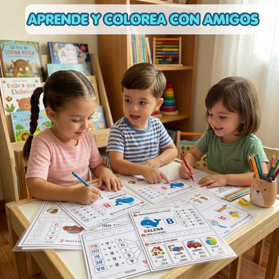 Libro De la A a la Z: Aprende, Colorea y Duerme Feliz